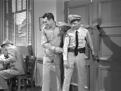 The Darling Baby - The Andy Griffith Show - Briscoe Darling, Sheriff Andy Taylor, Deputy Barney Fife