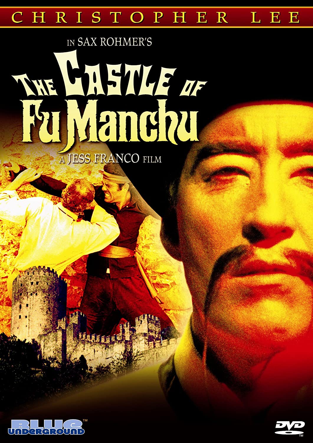 The Castle of Fu Manchu (1969) starring Christopher Lee, Richard Greene