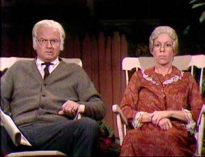Harvey Korman and Carol Burnett as the old folks in "The Carol Burnett Show" season 3