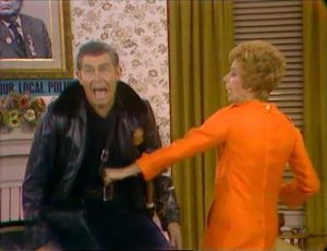 After taking law and order a little too far, Andy Griffith gets his comeuppance from Carol Burnett