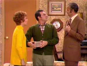 Carol Burnett, Ronnie Schell, Harvey Korman in the "Carol & Sis" segment