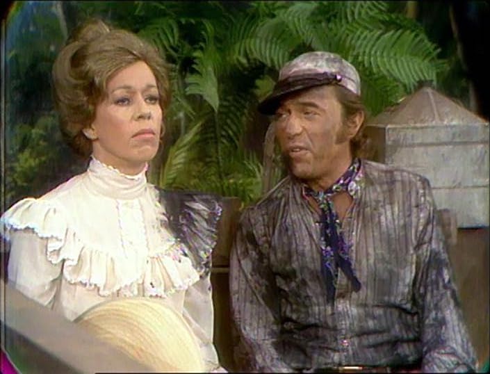 Carol Burnett and Steve Lawrence in a hilarious spoof of "The African Queen" in The Carol Burnett Show season 5