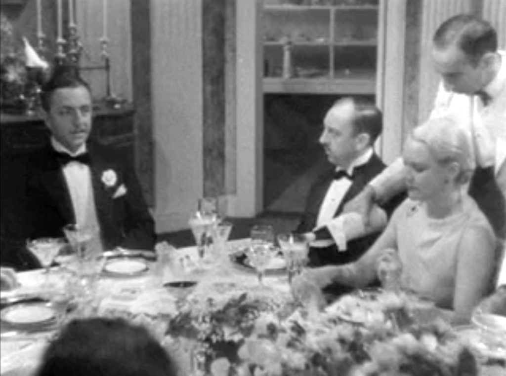 The dinner party at the conclusion of "The Thin Man" where the murderer is revealed …