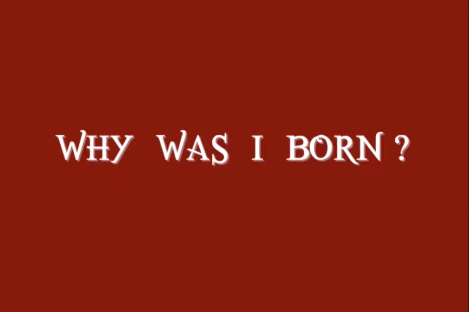Song lyrics to Why Was I Born? (1929) music by Jerome Kern, lyrics by Oscar Hammerstein II