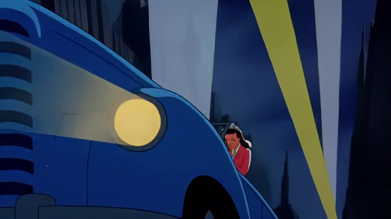 Lois Lane in The Bulleteers car