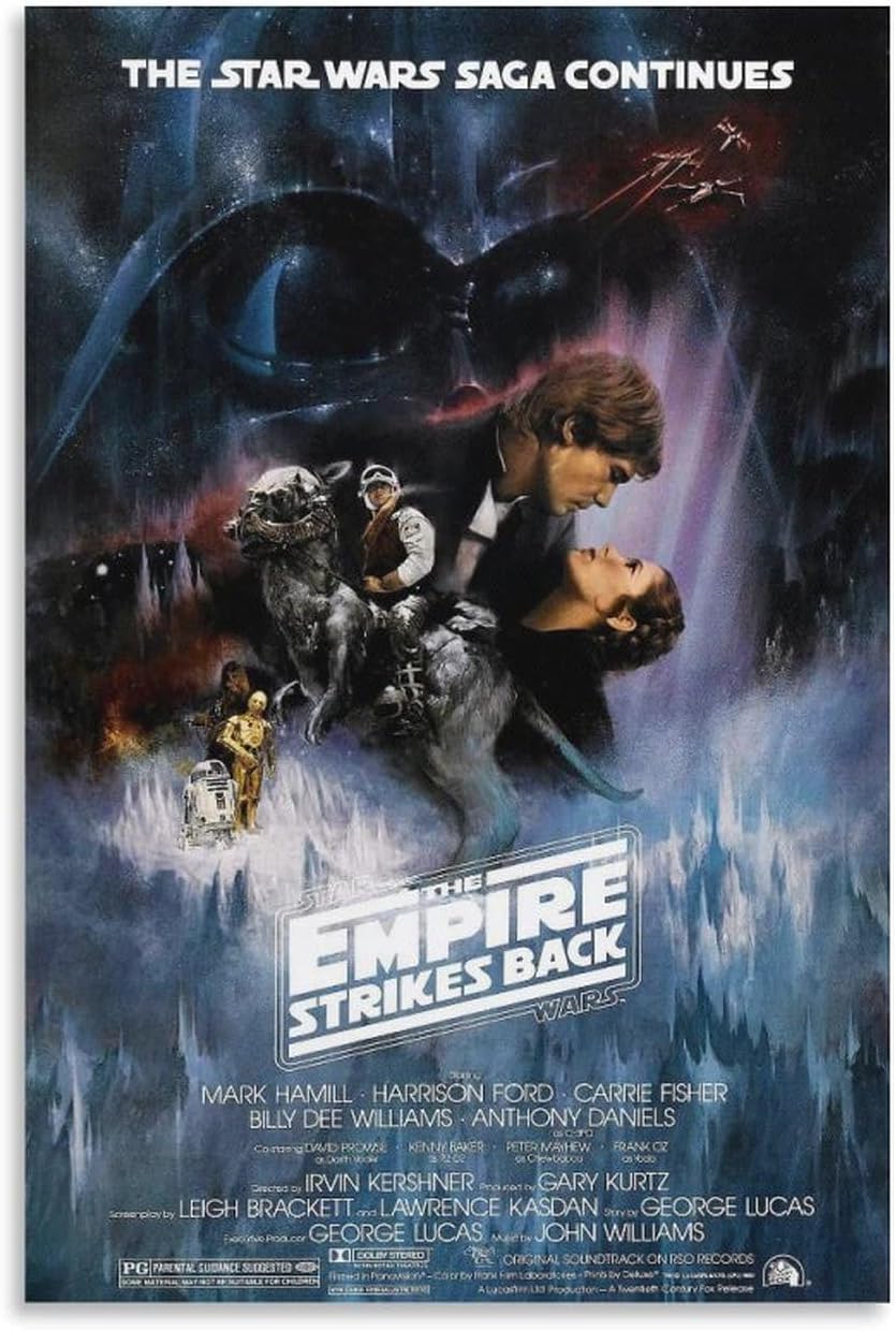 Star Wars Episode V: The Empire Strikes Back (1980) starring Mark Hamill, Carrie Fischer, Harrison Ford