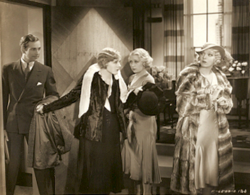David Manners, Madge Evans, Joan Blondell, Ina Claire from The Greeks Had a Word for Them (also known as Three Broadway Girls)