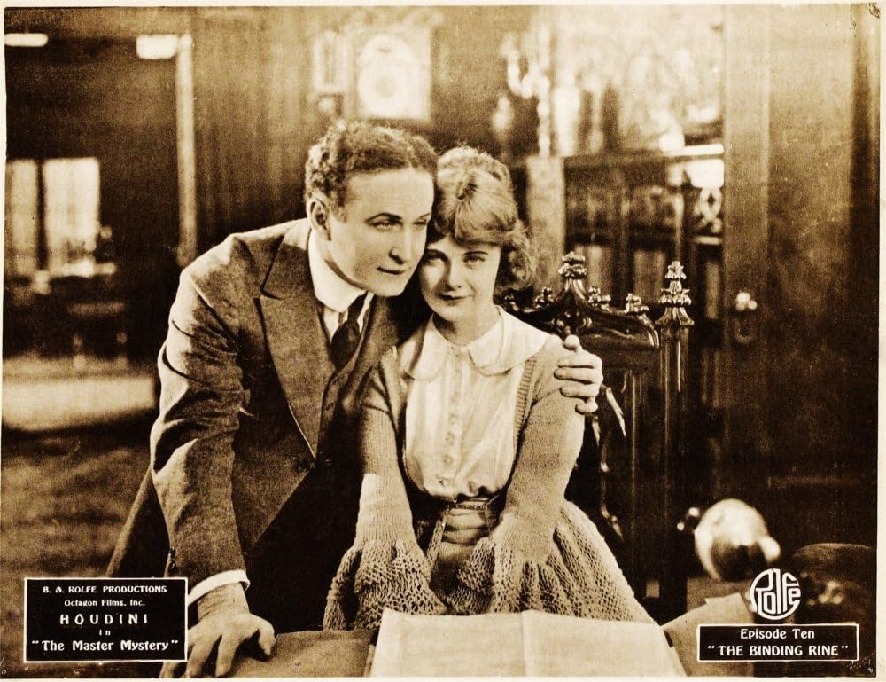The Master Mystery From Left: Harry Houdini Marguerite Marsh 1920