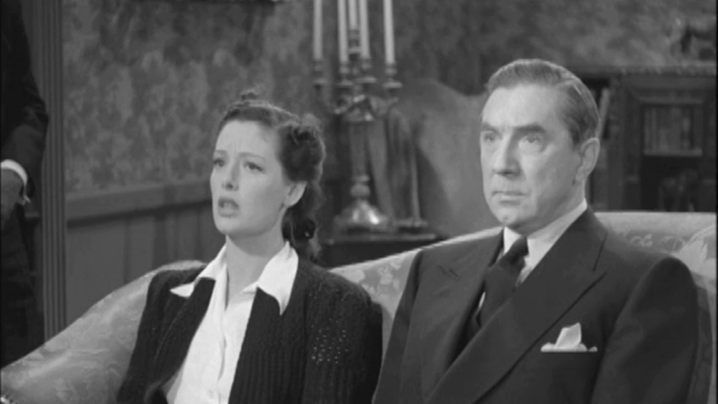 Doctor Charles Kessler (Bela Lugosi) and his daughter in "Invisible Ghost"
