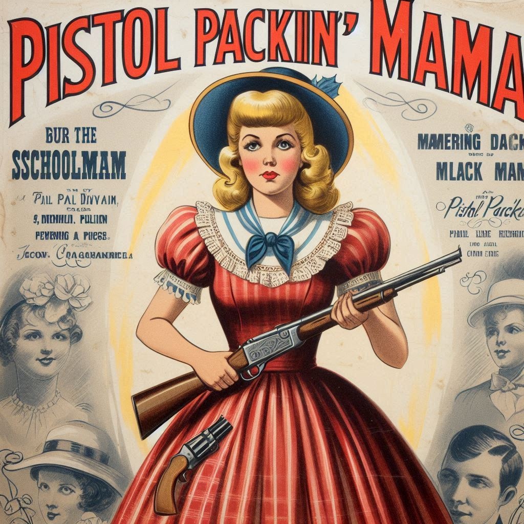 Song lyrics to Pistol Packin' Mama by Al Dexter