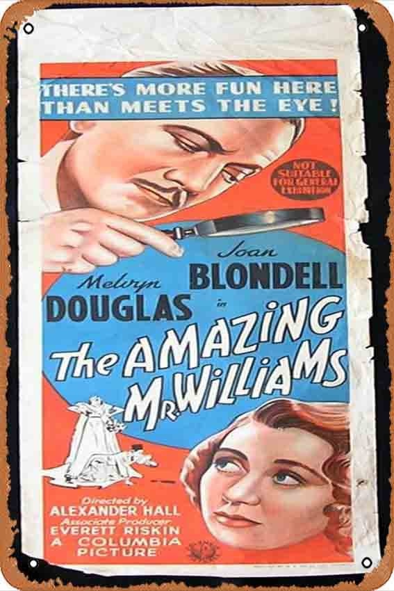 The Amazing Mr. Williams (1939) starring Melvyn Douglas, Joan Blondell