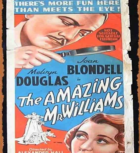 The Amazing Mr. Williams (1939) starring Melvyn Douglas, Joan Blondell