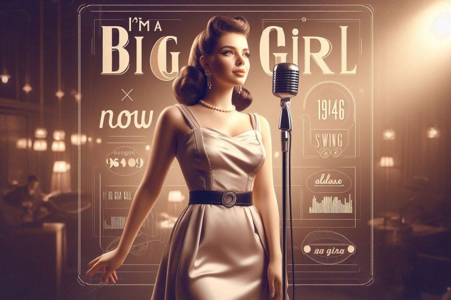 Song lyrics to I'm a big girl now (1946)