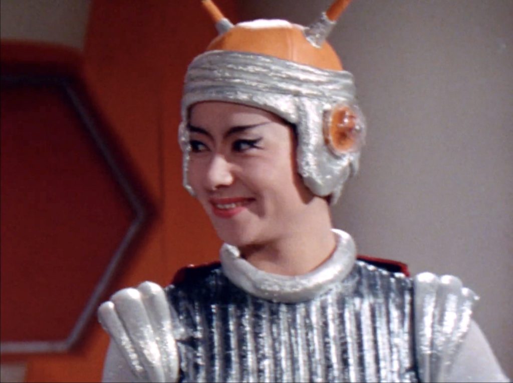 Beautiful space woman #2 … mmm, brains!