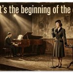Song lyrics to "That's the beginning of the end", Words and Music by Alex Kramer and Joan Whitney, 1947