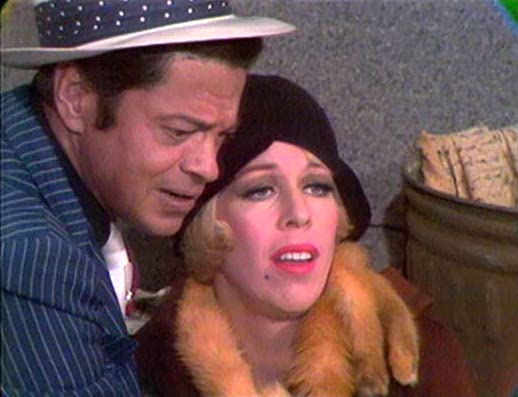 Ross Martin and Carol Burnett in the spoof "The Helen Felbelbaum Story"